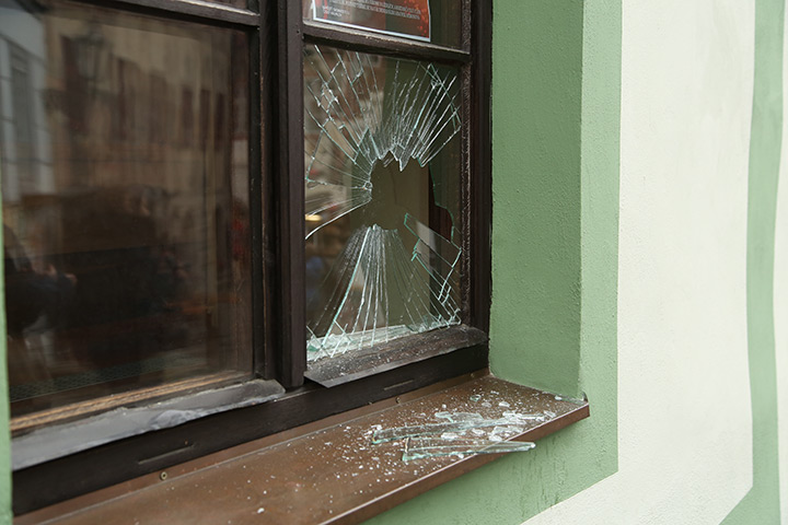 A2B Glass are able to board up broken windows while they are being repaired in Ware.
